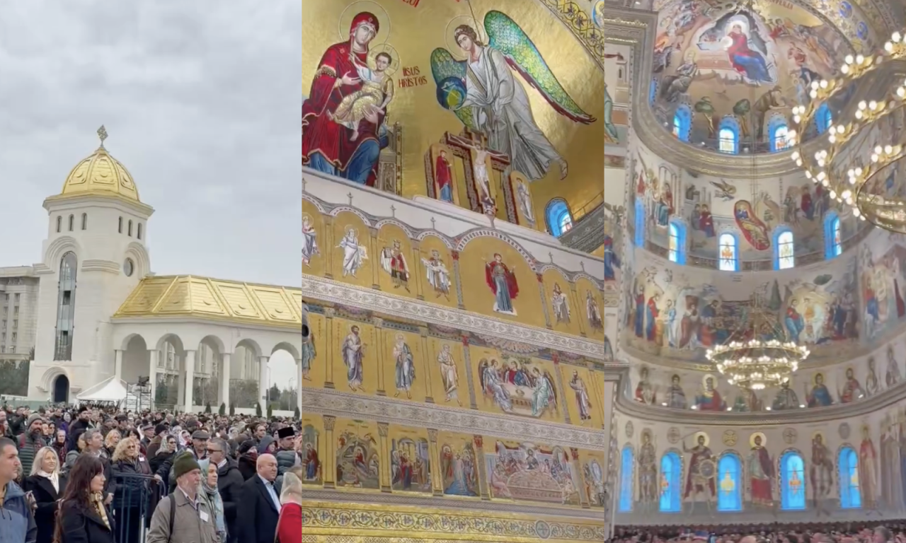 OSVEŠTANA NAJVEĆA PRAVOSLAVNA CRKVA NA SVETU Reka vernika prisustvovala liturgiji - pogledajte predivan prizor (VIDEO)