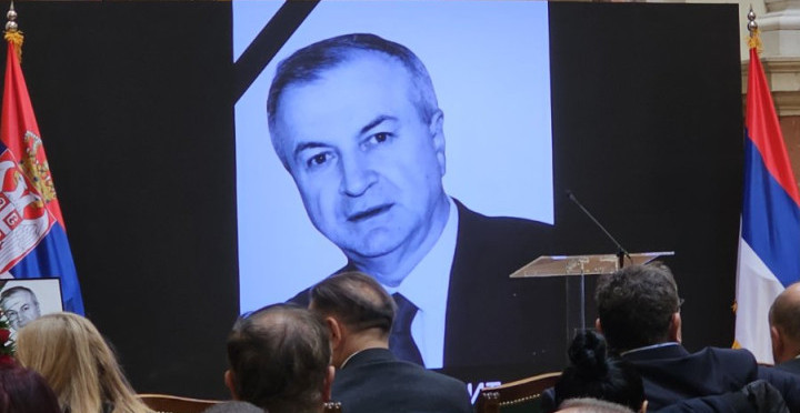 SRBIJA SE OPRAŠTA OD VELIZARA ĐERIĆA Komemoracija u Domu Narodne skupštine (FOTO+VIDEO)