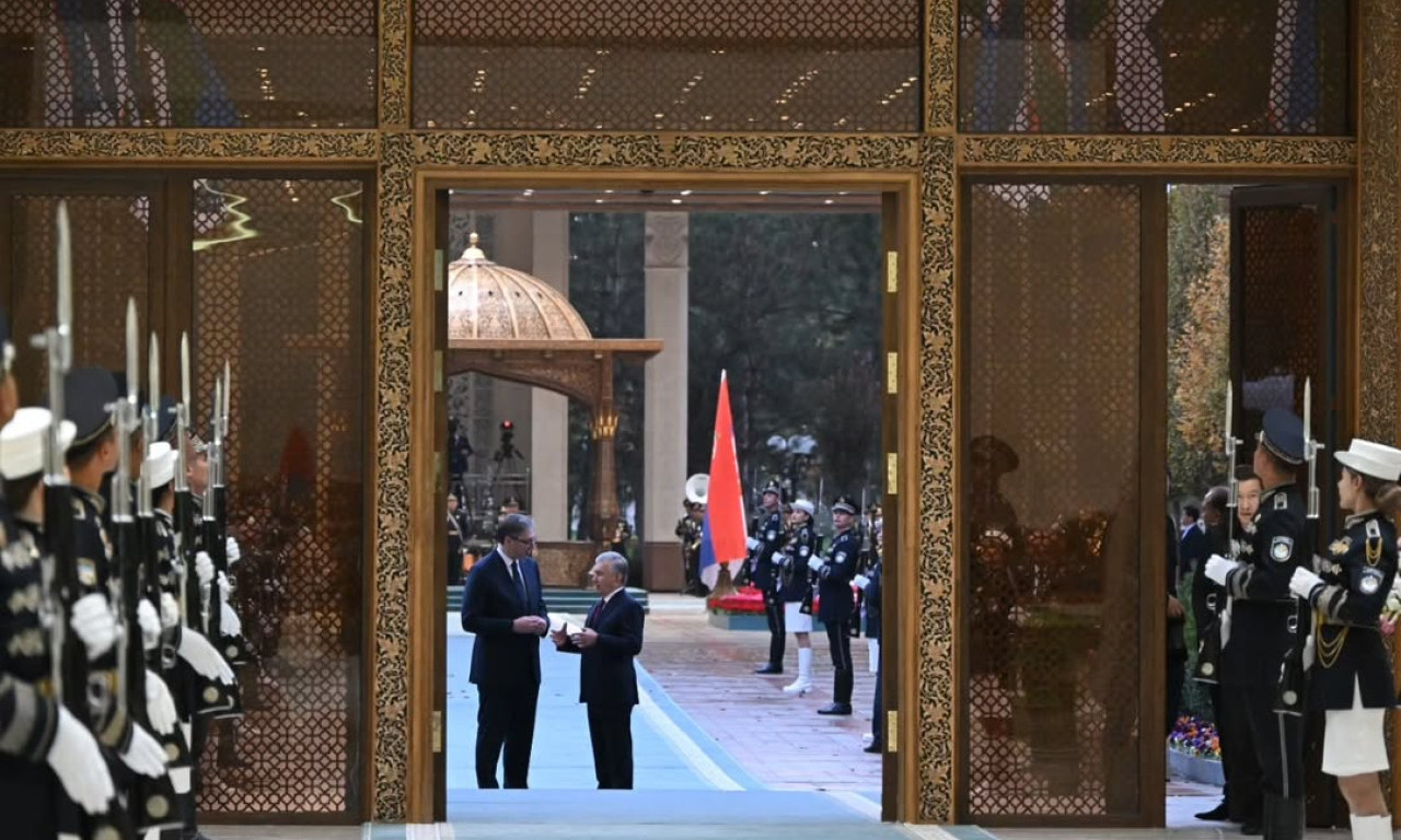 SRBIJA I UZBEKISTAN OTVARAJU NOVO POGLAVLJE Vučić se oglasio iz Taškenta (VIDEO)
