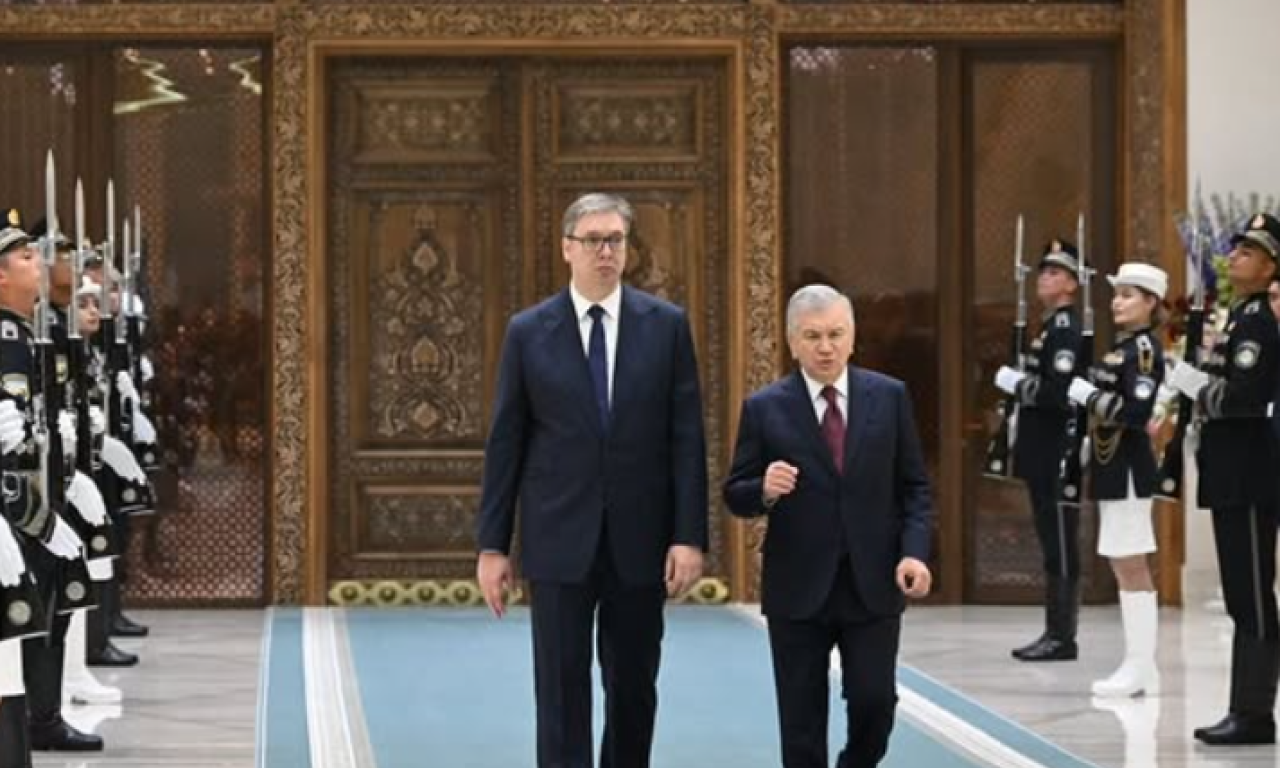 DETALJI ZAJEDNIČKE DEKLARACIJE SRBIJE I UZBEKISTANA U prisustvu Vučića i Mirizijojeva razmenjeno 11 sporazuma