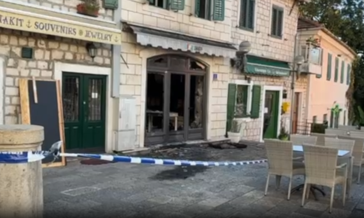 TURČINU ZAPALILI LOKAL U HERCEG NOVOM, PRIZORI SU JEZIVI! Haos u Crnoj Gori ne jenjava  (VIDEO)