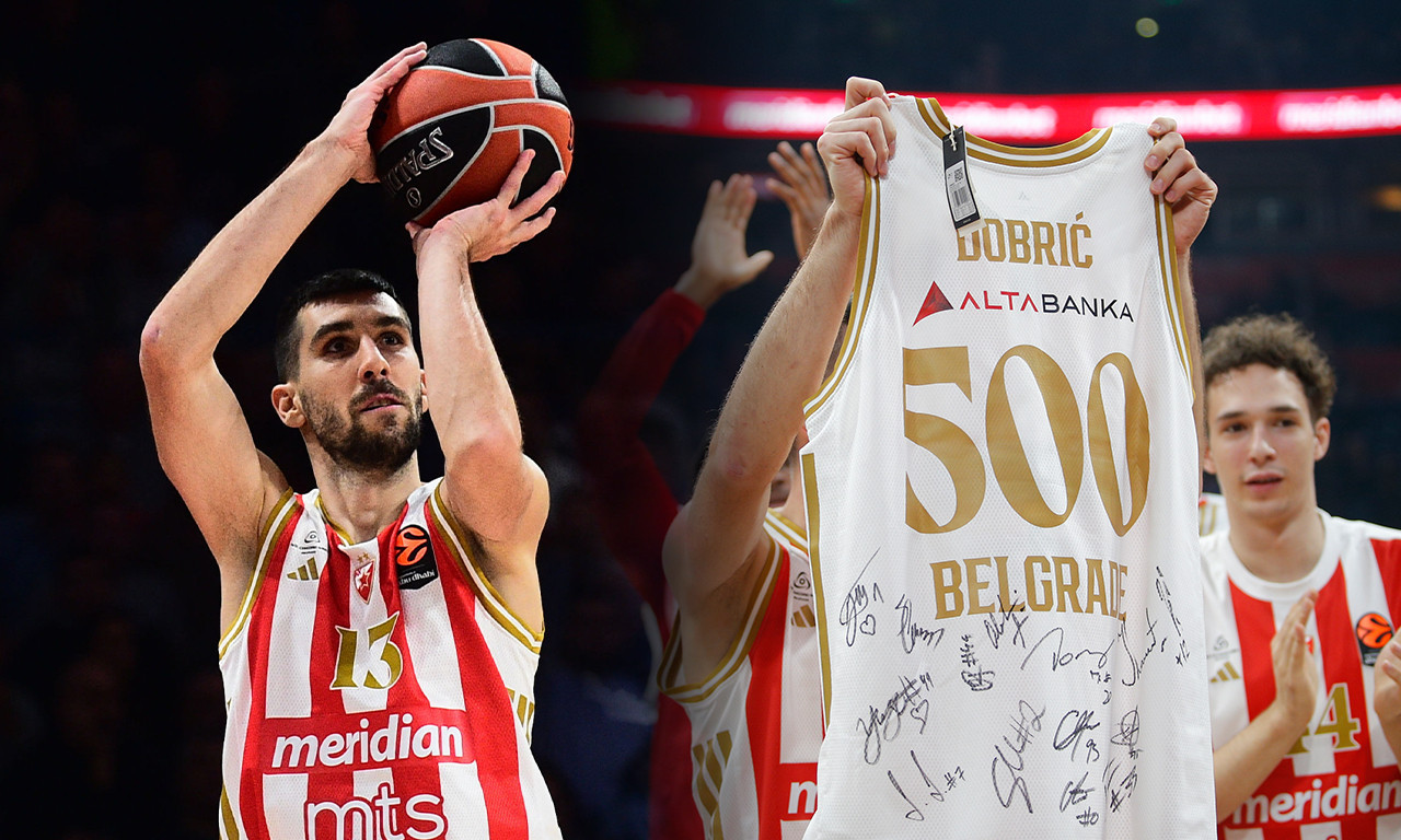 E, TO JE, BRE, KAPITEN Dobrić odigrao 500. utakmicu u dresu Zvezde, tako se legende stvaraju (FOTO)