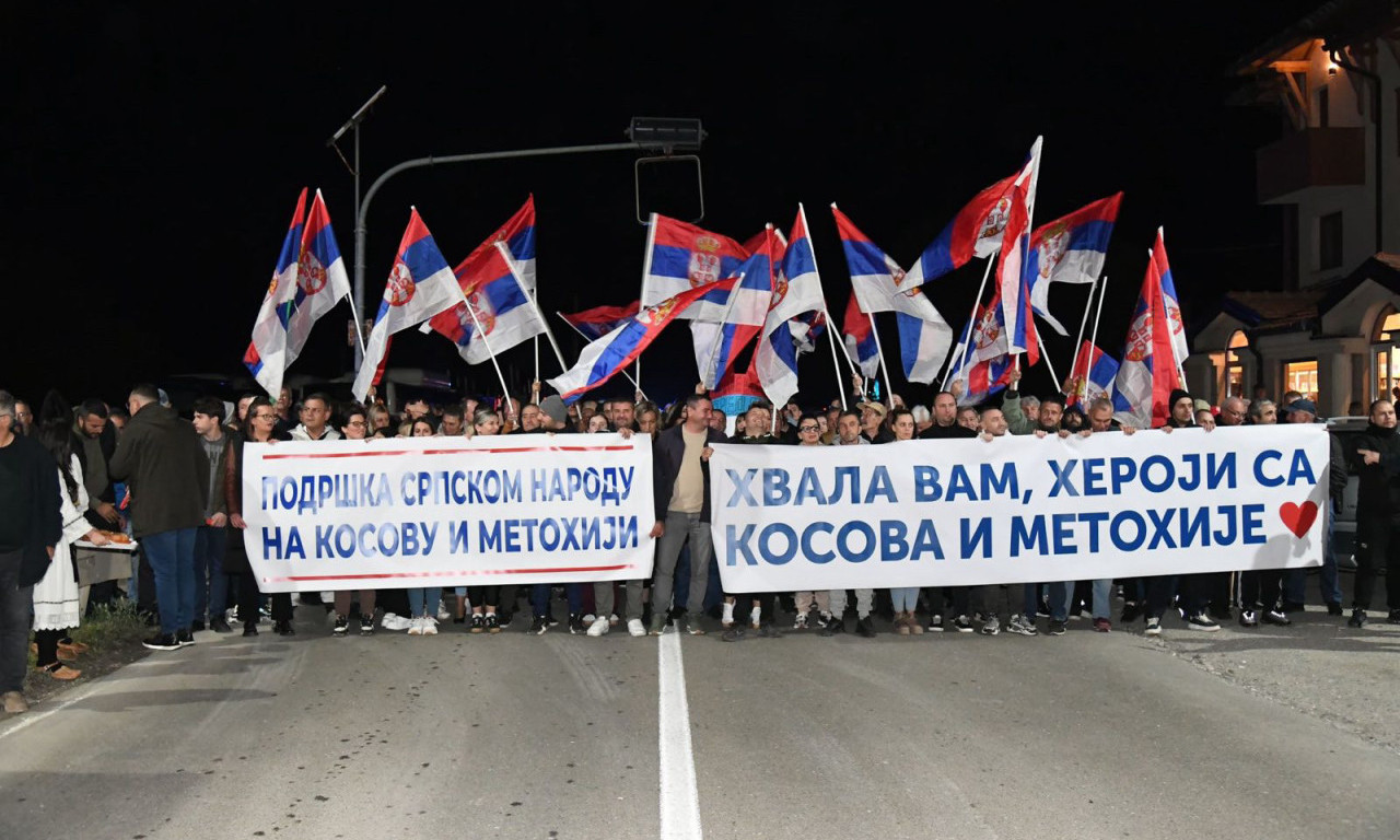 SPEKTAKULARAN DOČEK SRBA SA KIM KOJI PEŠAČE DO NOVOG SADA Stigli do mesta Ušće (FOTO)