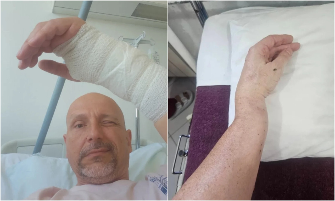 HITNO OPERISAN ALEKSANDAR STANKOVIĆ Voditelj objavio uznemirujuće slike iz bolnice - prizor budi jezu (FOTO)