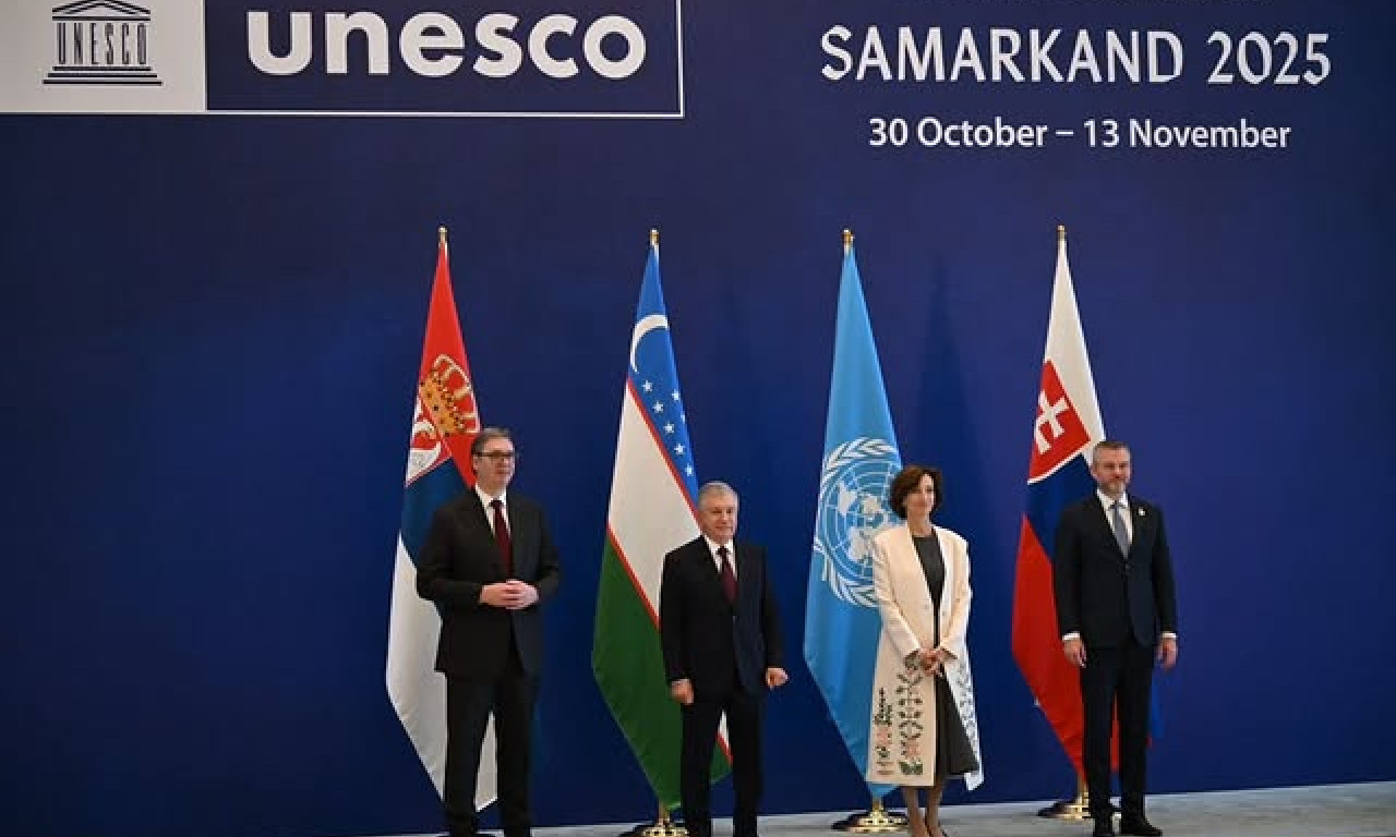 SRBIJA PONOSNA NA SVOJE NASLEĐE Aleksandar Vučić na otvaranju Generalne konferencije Unesko (FOTO)