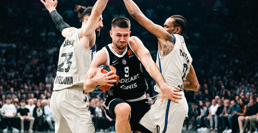 BARSELONA U "KLACKALICI" BOLJA OD PARTIZANA Crno-bele pobede u Evroligi koštale greške, treći poraz u nizu