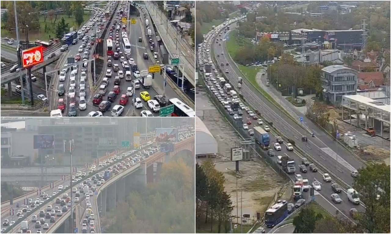 KOLAPS U BEOGRADU, CRVENI SE OD ZASTOJA Izbegavajte ove saobraćajnice, evo i da li je trenutno prohodno kod Skupštine