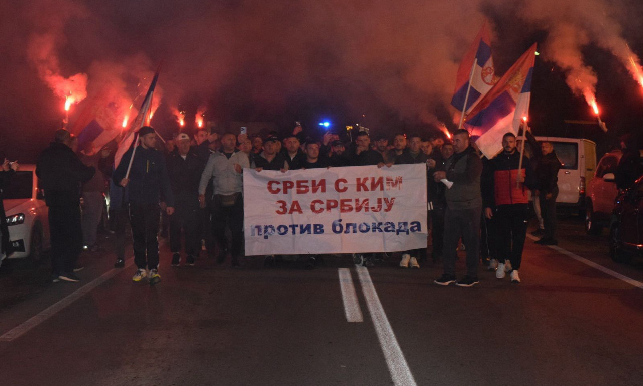 DOMAĆINSKI DOČEK U MELJAKU Srbi sa KiM koji pešače do Novog Sada nastavili put (FOTO)