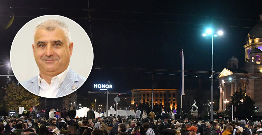 LUDILO MOZGA Blokaderi nasrnuli na profesora koji podržava studentske proteste samo zato što je prošao pored Ćacilenda!