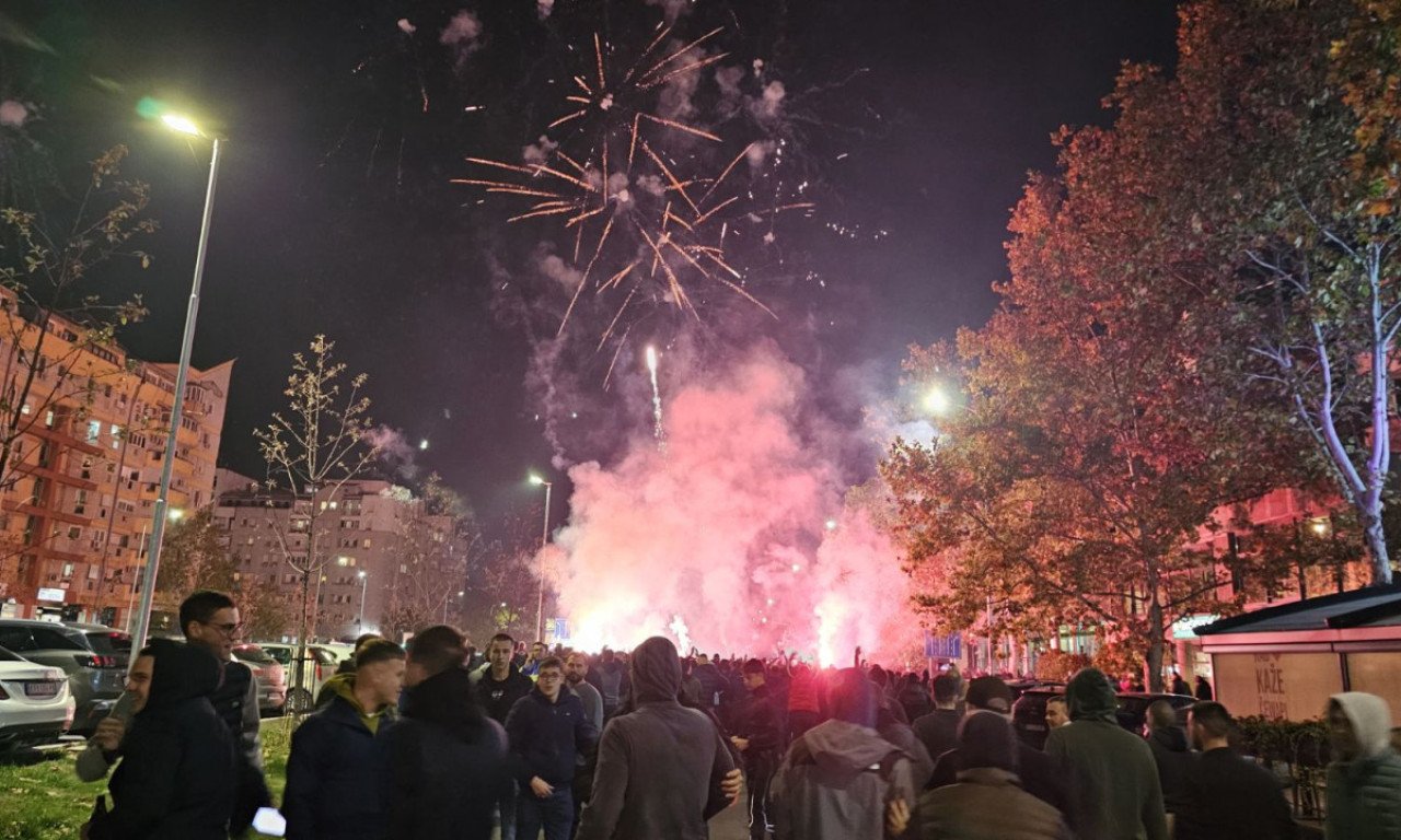 FEŠTA ISPRED ARENE Zvezda dočekuje Panatinaikos, pogledajte šta su napravili navijači pred utakmicu (FOTO + VIDEO)