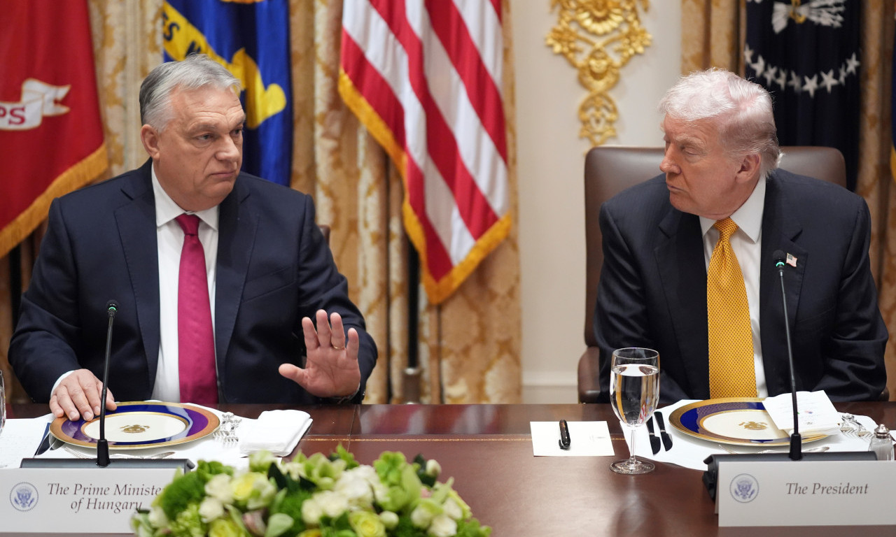 POGLEDAJTE ŠTA SU RUČALI TRAMP I ORBAN Na svečanom meniju i specijaliteti koje jede svaka srpska kuća