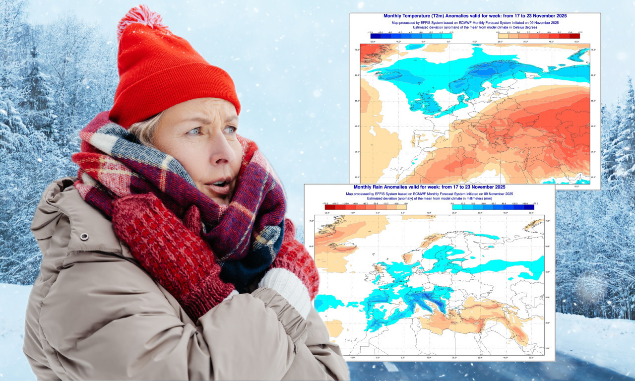 PLJUŠTE REAKCIJE METEOROLOGA ZBOG NAJNOVIJE PROGNOZE Pred nama je polarni vrtlog! Na udaru će biti cela Evropa?! (FOTO)