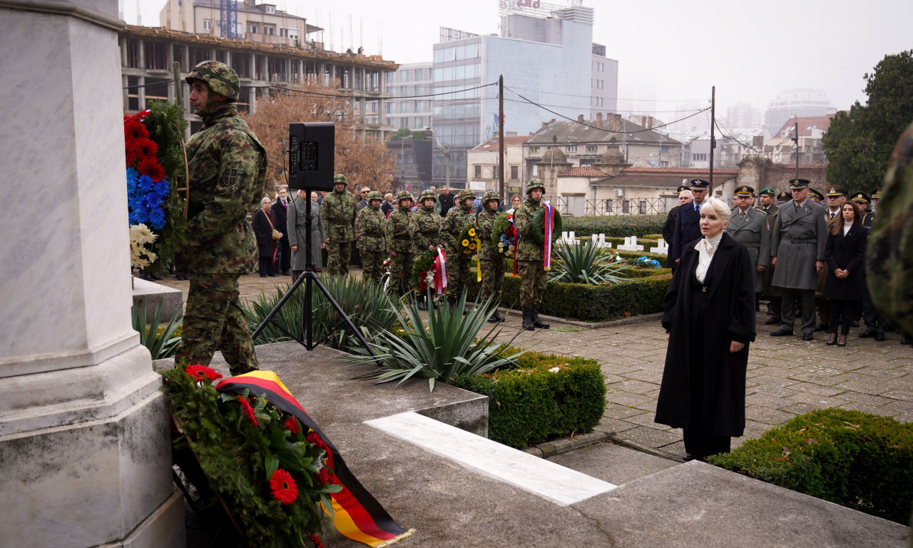 DAN PRIMIRJA OBELEŽEN NA FRANCUSKOM GROBLJU U BEOGRADU Ministarka Lazarević položila venac (FOTO/VIDEO)