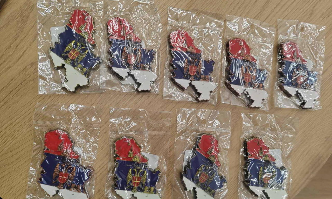 OSKRNAVLJENI DRŽAVNI SIMBOLI U NIŠU Inspekcija sprečila prodaju sramotnog proizvoda (FOTO)