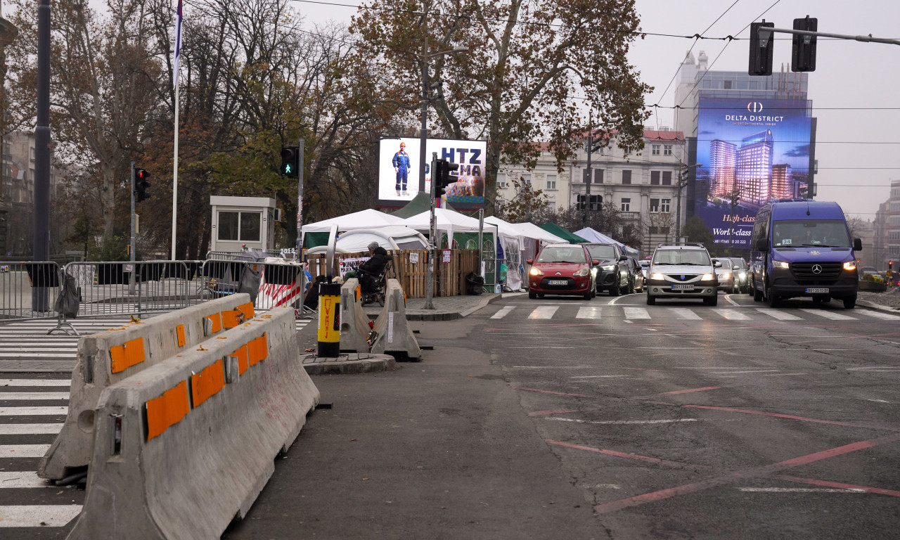 KAKO PROTIČE SAOBRAĆAJ U CENTRU BEOGRADA Evo šta se dešava ispred Skupštine (FOTO/VIDEO)