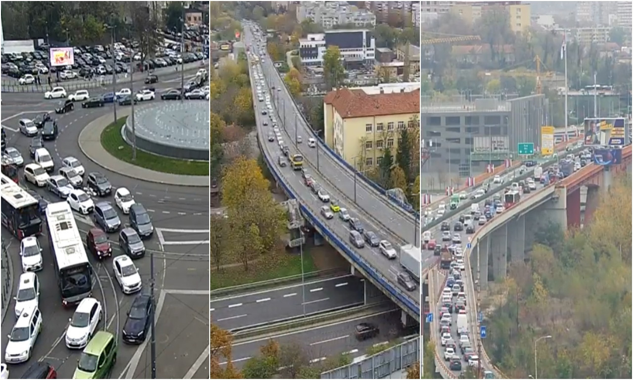 KOLAPS NA ULICAMA Veliki zastoj trenutno na ovim saobraćajnicama  (FOTO)