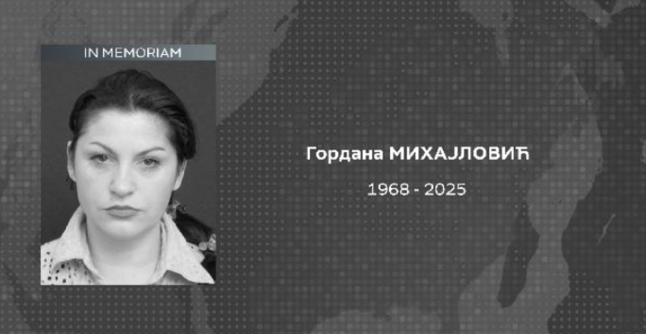 UMRLA GORDANA MIHAJLOVIĆ: Saopštenje RTS-a kida dušu