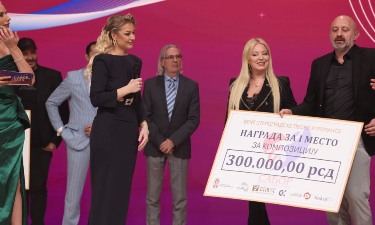 SABOR NARODNE MUZIKE SRBIJE 2025: Aleksandra Ivanov Caka Trijumfovala prve večeri! (FOTO/VIDEO)