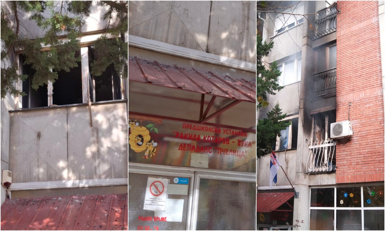 SVEDOCI POŽARA U LAZAREVCU ZA K1INFO: Eksplozija, pa tutnjava! "Deca su istrčavala iz vrtića dok je iznad njih buktalo"