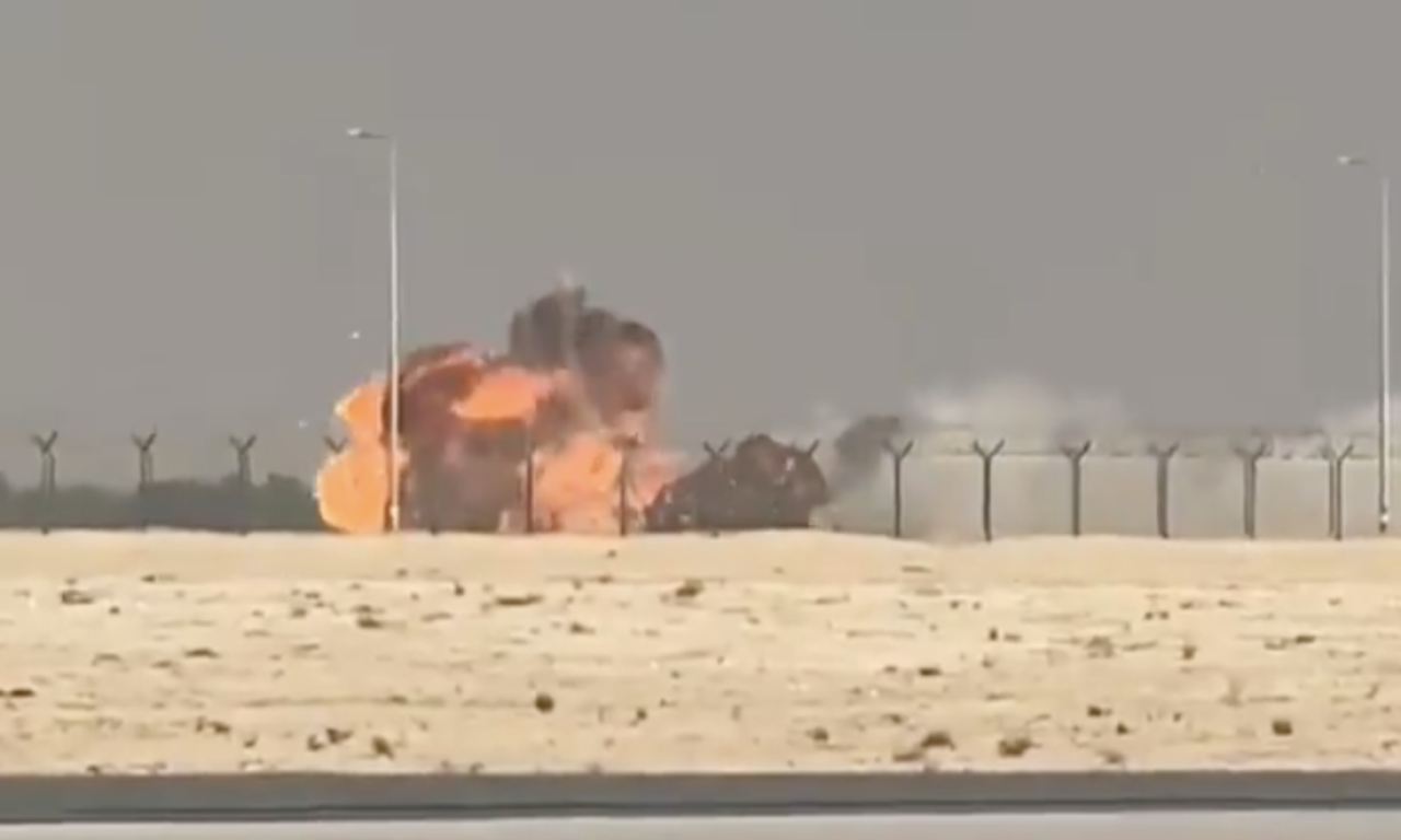 IRAN NAPAO FRANCUSKU POMORSKU BAZU U ABU DABIJU: Na snimku se vidi niz eksplozija, u gradu vlada panika (VIDEO)