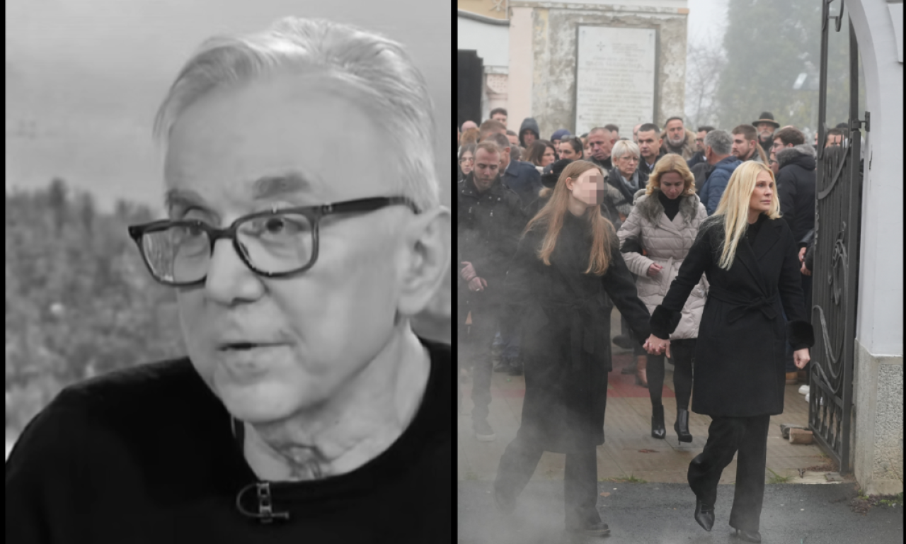 BRANISLAV IVKOVIĆ SAHRANJEN PODNO AVALE: Supruga i ćerka u crnini, pojavio se i Zoran Babić (FOTO)