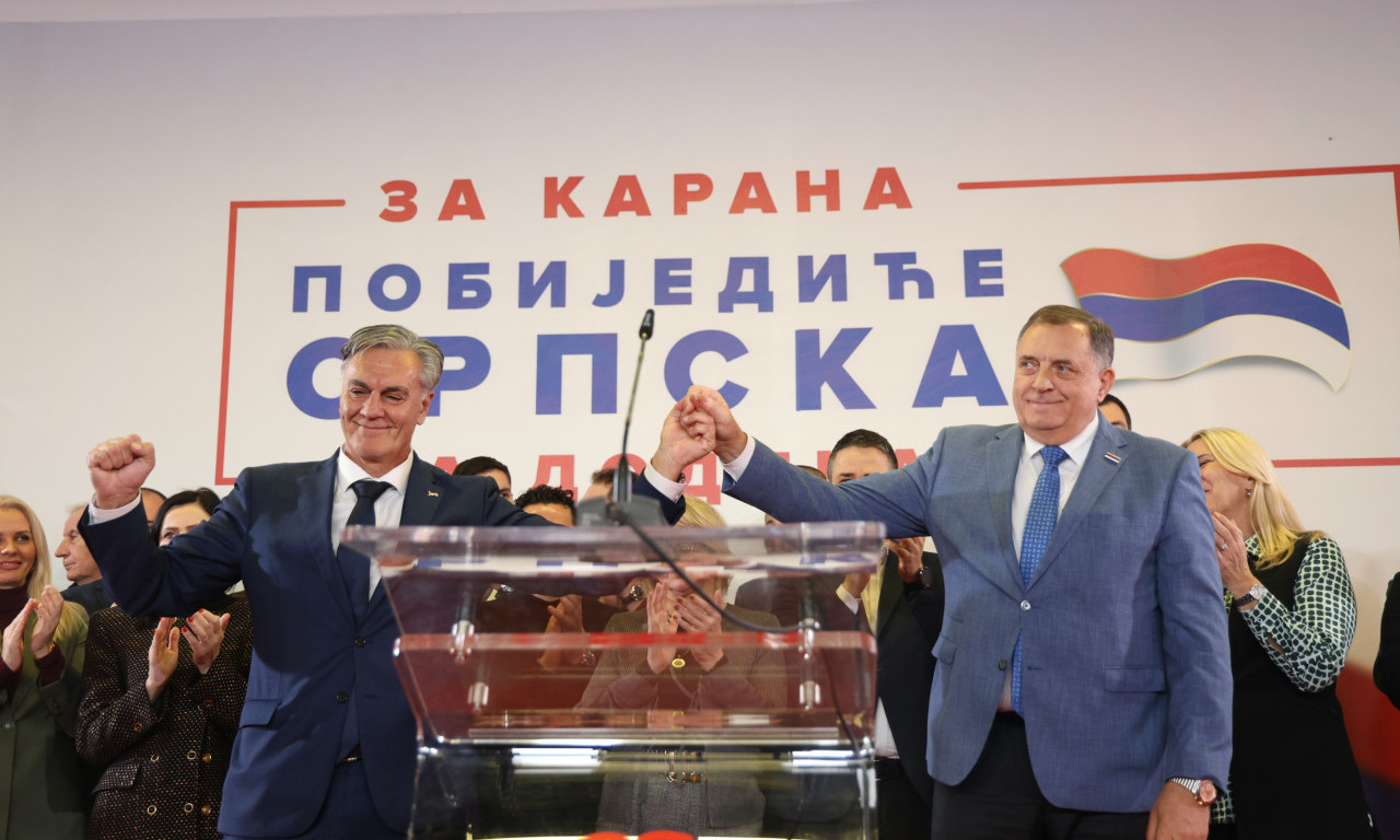 NAJNOVIJI REZULTATI IZBORA U REPUBLICI SRPSKOJ Oglasio se CIK na osnovu više od 99 odsto obrađenih glasova