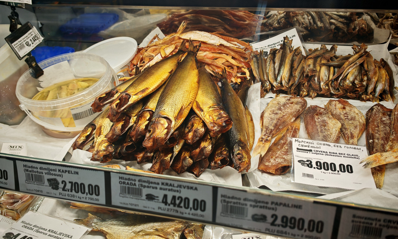 OVO SU CENE RIBE PRED BOŽIĆNI POST: Kilogram šarana 600 dinara, a ova riba košta čak 2.400 dinara