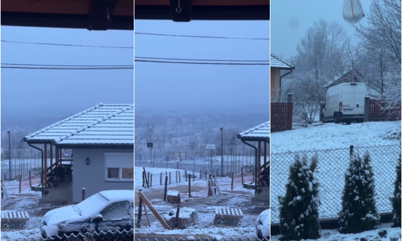 BELA APOKALIPSA U ČAČKU: Sneg zavejao sela od ranog jutra – grad pod belim pokrivačem, putari na terenu (VIDEO)