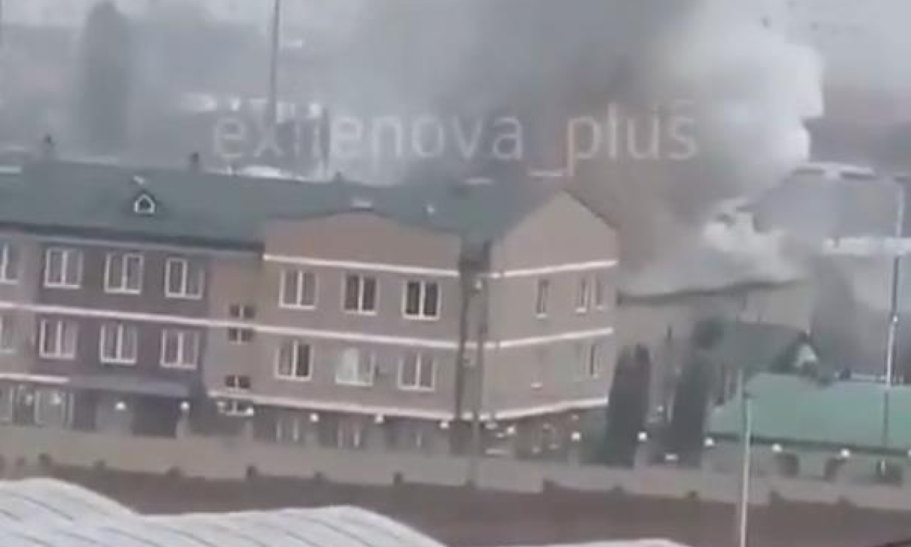 NAPADNUTA ČEČENIJA, GORI VOJNA BAZA! Odjeknula snažna eksplozija, "Sever-Ahmat" u plamenu! (VIDEO)