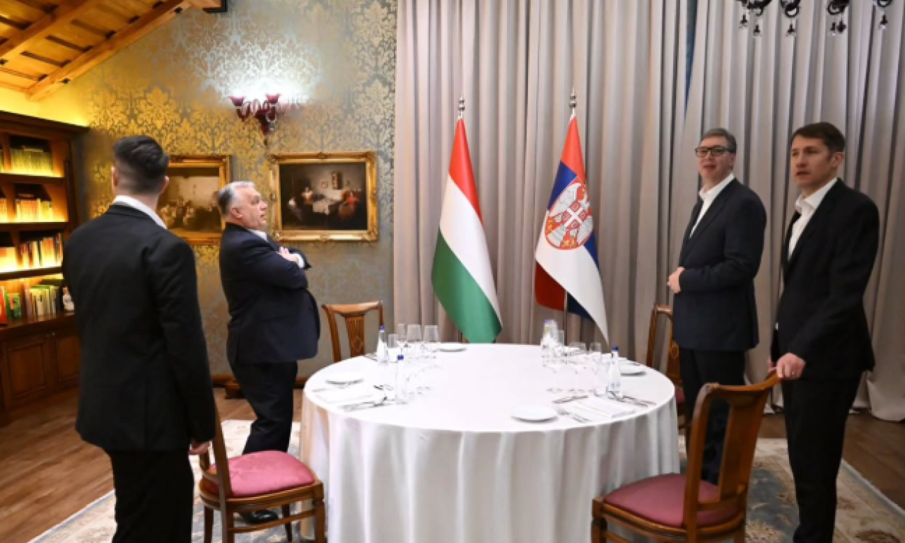 VUČIĆ SA ORBANOM NA RUČKU: "U prijatnoj atmosferi smo razgovarali o zajedničkim projektima" (FOTO)