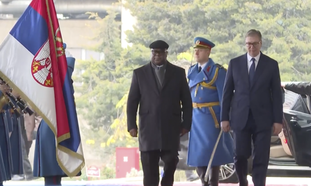 PREDSEDNIK KONGA U SRBIJI! Vučić ga svečano dočekao, a evo šta sad sledi (FOTO, VIDEO)