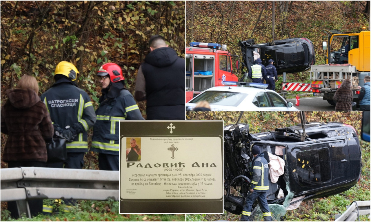 DANAS SAHRANA ANE RADOVIĆ Završena obdukcija tela, poslednji oproštaj na Zlatiboru, ovo je najtužnija umrlica u Srbiji
