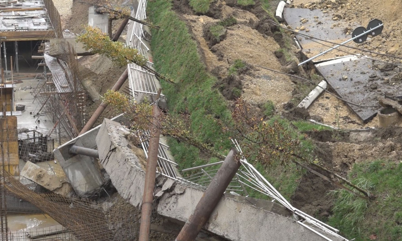 OVO JE IZAZVALO OBRUŠAVANJE ZIDA I DELA SAOBRAĆAJNICE U KRAGUJEVCU! Evo šta kažu iz lokalne samouprave (FOTO)