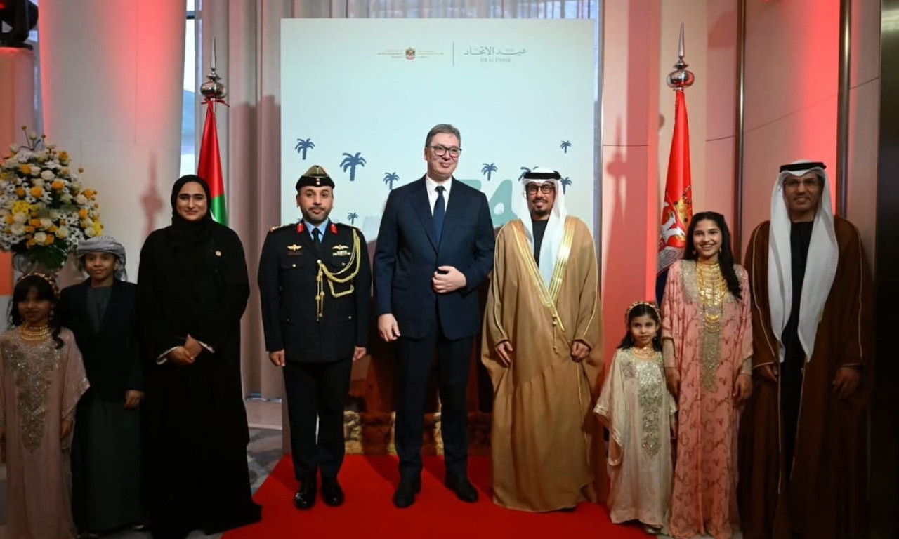 PREDSEDNIK VUČIĆ ČESTITAO NACIONALNI DAN UAE: Zahvalan sam predsedniku Bin Zajedu na ličnom prijateljstvu i posvećenosti jačanju odnosa važnih za Srbiju