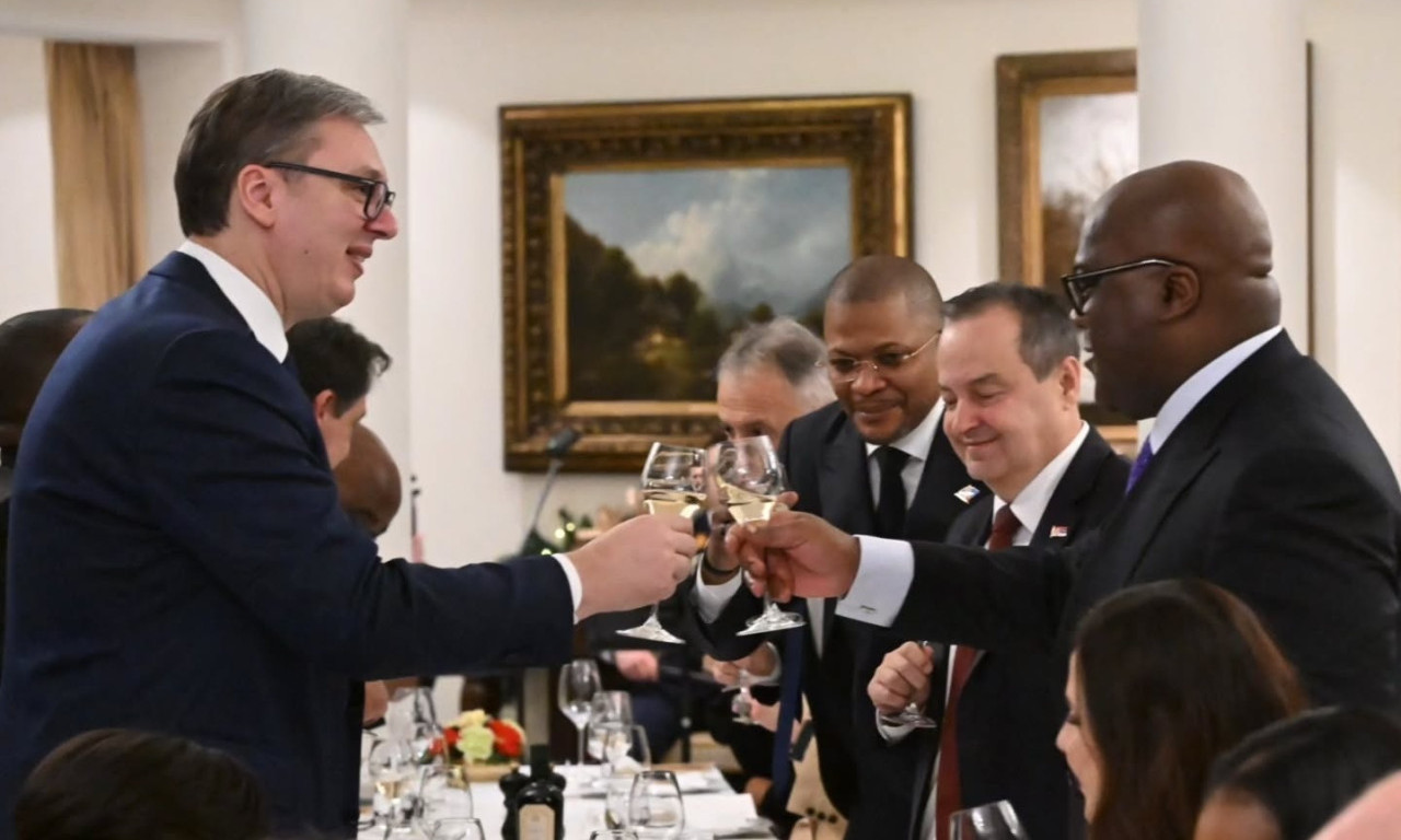 PREDSEDNIK VUČIĆ I SUPRUGA TAMARA UGOSTILI LIDERA KONGA NA VEČERI "Trudimo se da osetite toplinu našeg naroda..." (FOTO)