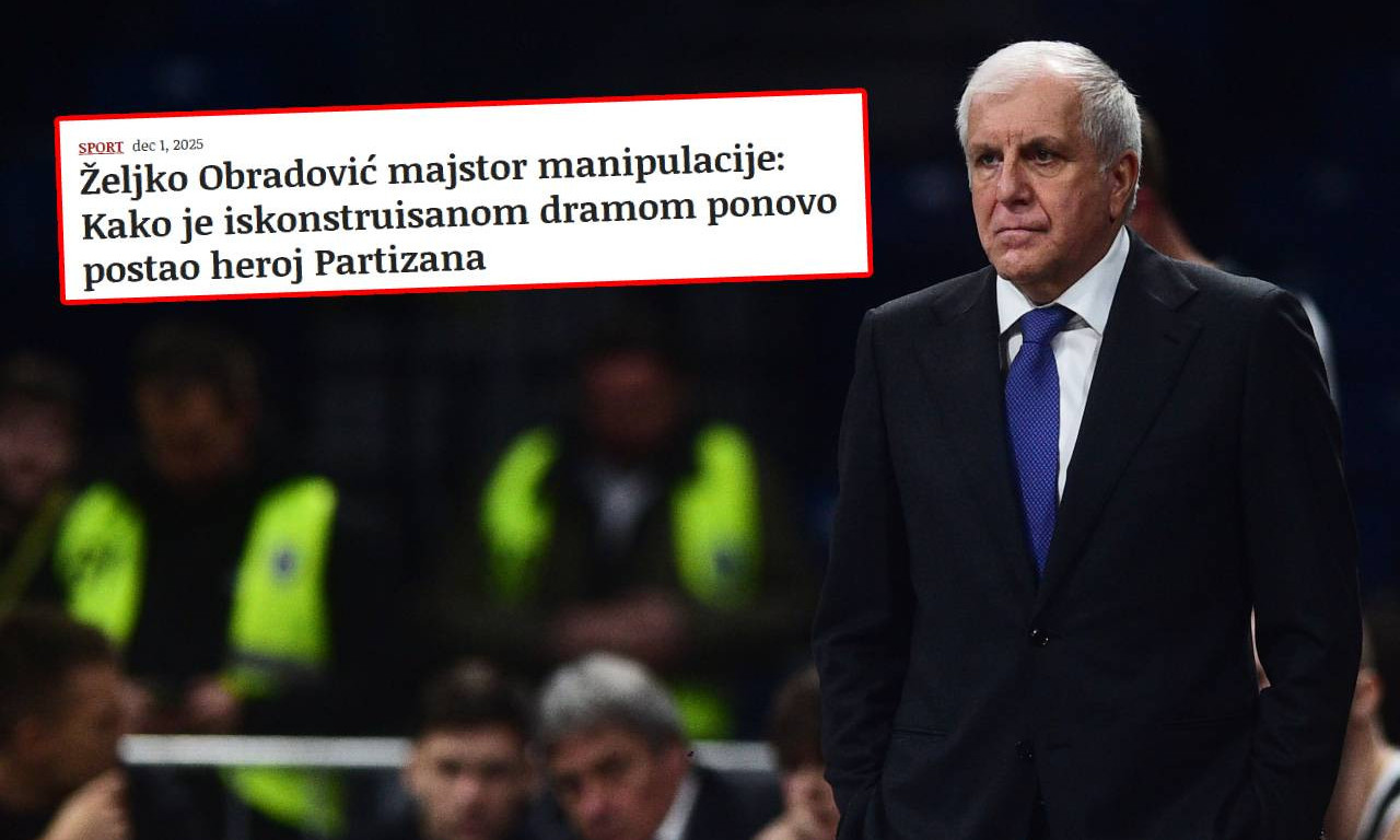 "ŽELJKO OBRADOVIĆ JE MAJSTOR MANIPULACIJE!" Komšije udarile na ikonu Partizana, Balkan u neverici
