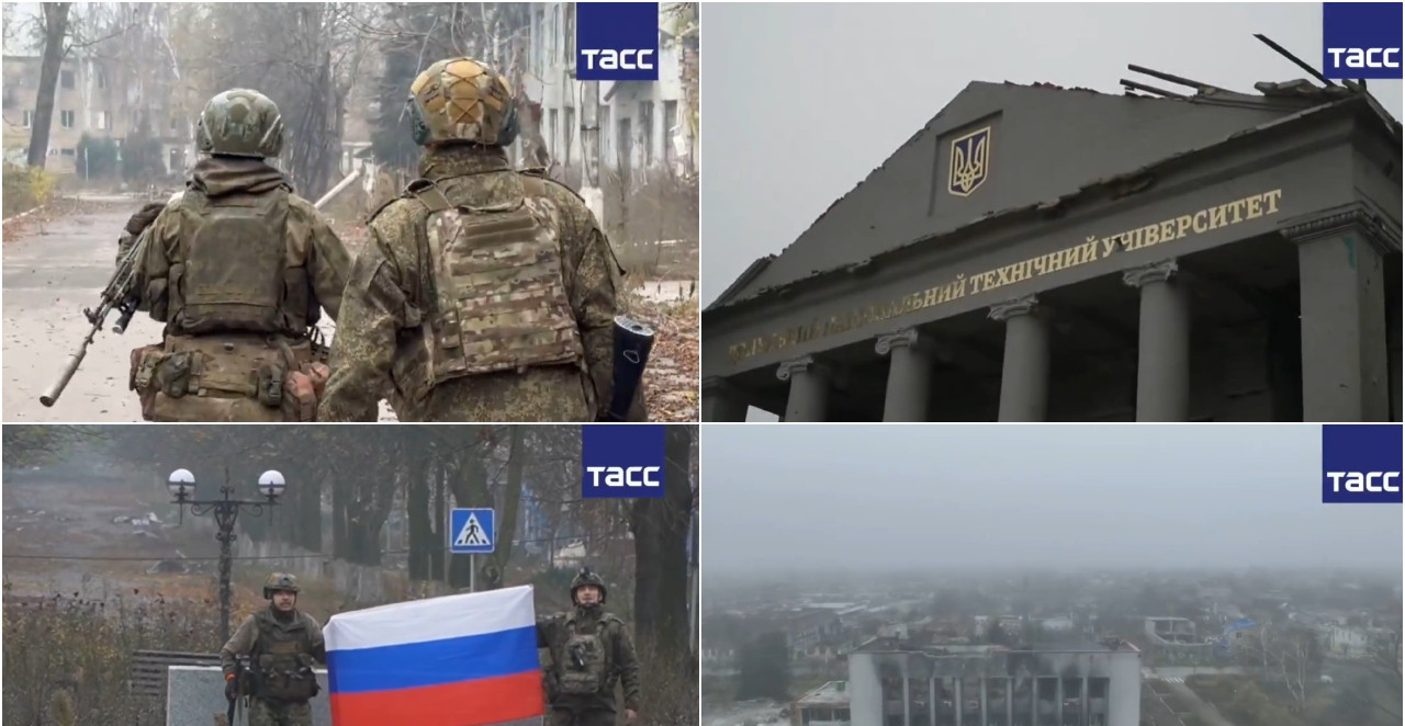 PUTIN U BORBENOJ OPREMI NA PRVOJ LINIJI: Rusi slave "osvajanje Pokrovska", zastave se vijore (FOTO+VIDEO)