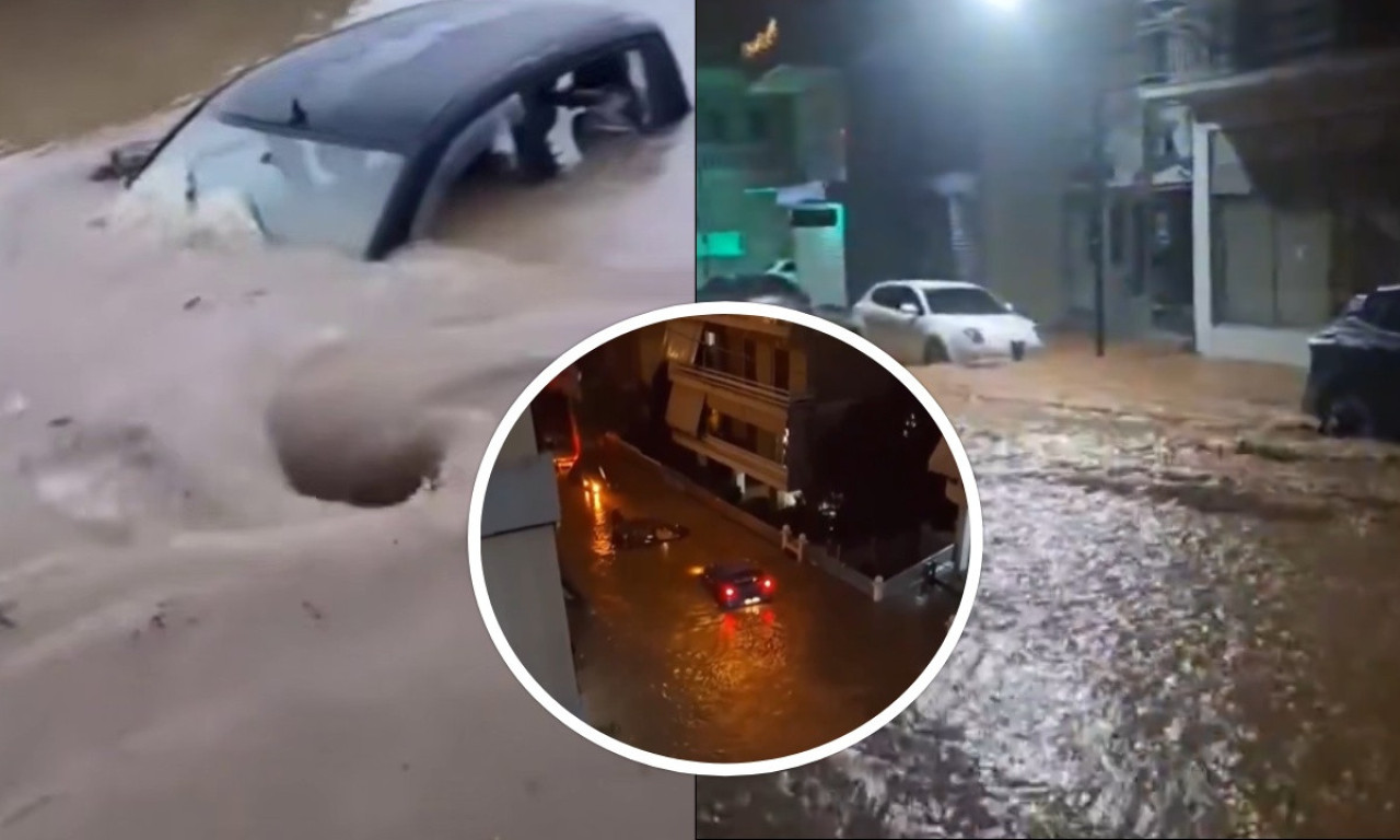 NEVIĐEN POTOP U GRČKOJ! Vir gutao kola, ljudi spašavani iz bujica, automobili plutali ulicama Atine (VIDEO)