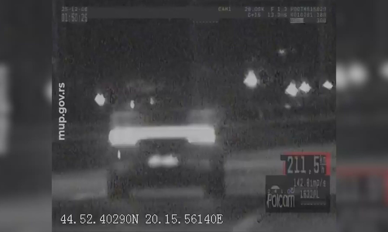 "DIVLJAO" PORŠEOM KOD SURČINA! Mladić vozio skoro 240 km/h, policija podnela prijavu (FOTO/VIDEO)