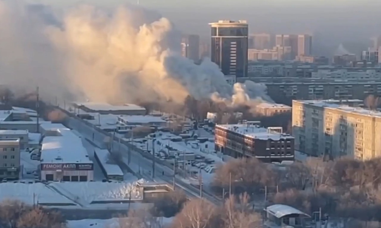 STRAVIČAN POŽAR NA PEDAGOŠKOM FAKULTETU! Stotine ljudi evakuisano iz zgrade u Rusiji (VIDEO)