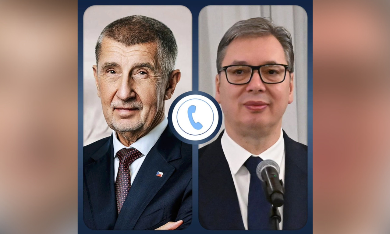 VUČIĆ ČESTITAO BABIŠU POBEDU NA IZBORIMA "Verujem u snagu prijateljstva i saradnje između Srbije i Češke"