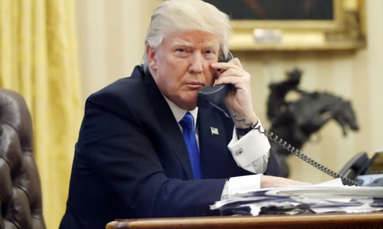 TRAMP OBEĆAVA Obaviću poziv i rat će biti zaustavljen