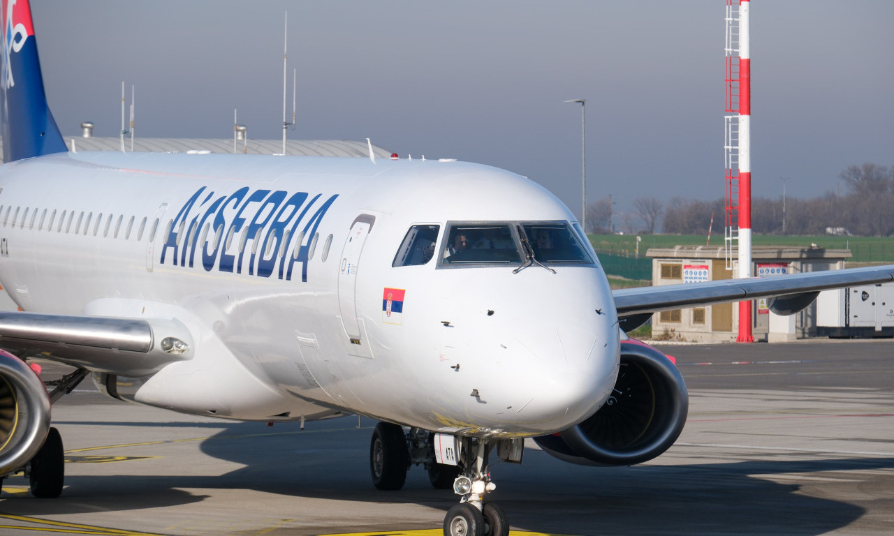 PRVI LET U BOJAMA SRBIJE: Novi Erbas zvanično pojačao flotu nacionalne avio-kompanije