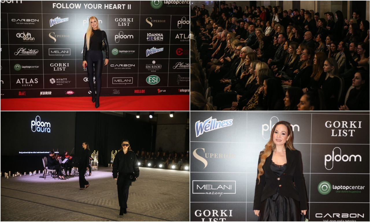 BATA SPASOJEVIĆ NOVU KOLEKCIJU POSVETIO POSEBNOJ ŽENI: Svi u crnom, Nevena Božović pevala "Što te nema" (FOTO)