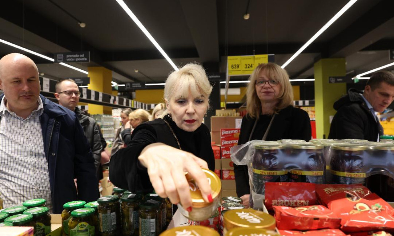 MINISTARKA LAZAREVIĆ ZATEČENA CENAMA U OVOM MARKETU: "Srbija treba da ima svoje Lidlove" (VIDEO)