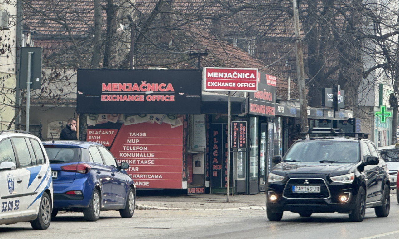 DRAMA USRED BELA DANA! Pljačka menjačnice u Čačku kod bolnice, lopov odneo novac