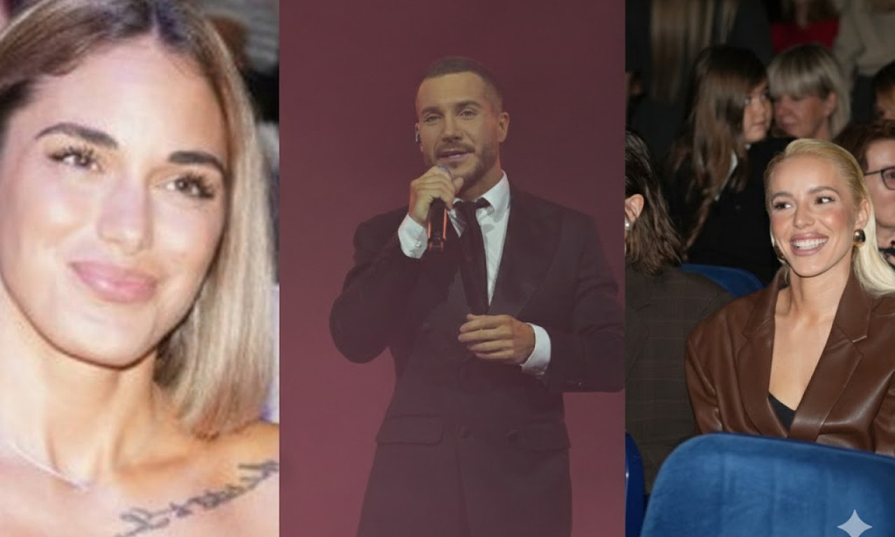 VERENICA SAŠE KOVAČEVIĆA BLISTA: Nekoliko redova iza nje sedi pevačeva bivša devojka  - ovo srpska estrada ne pamti