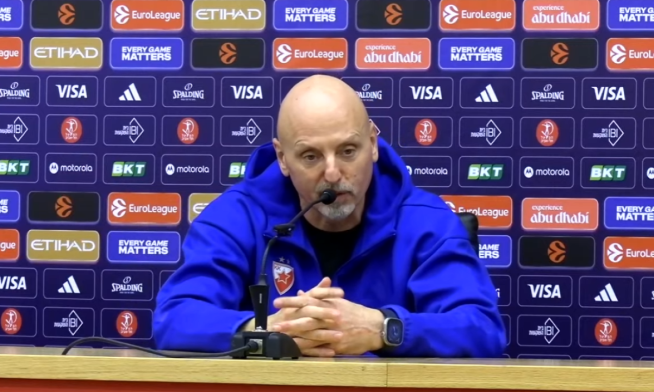 KOGA JE SAŠA OBRADOVIĆ PSOVAO NA KONFERENCIJI? Pogledajte video Zvezdinog trenera o kome danas svi pričaju