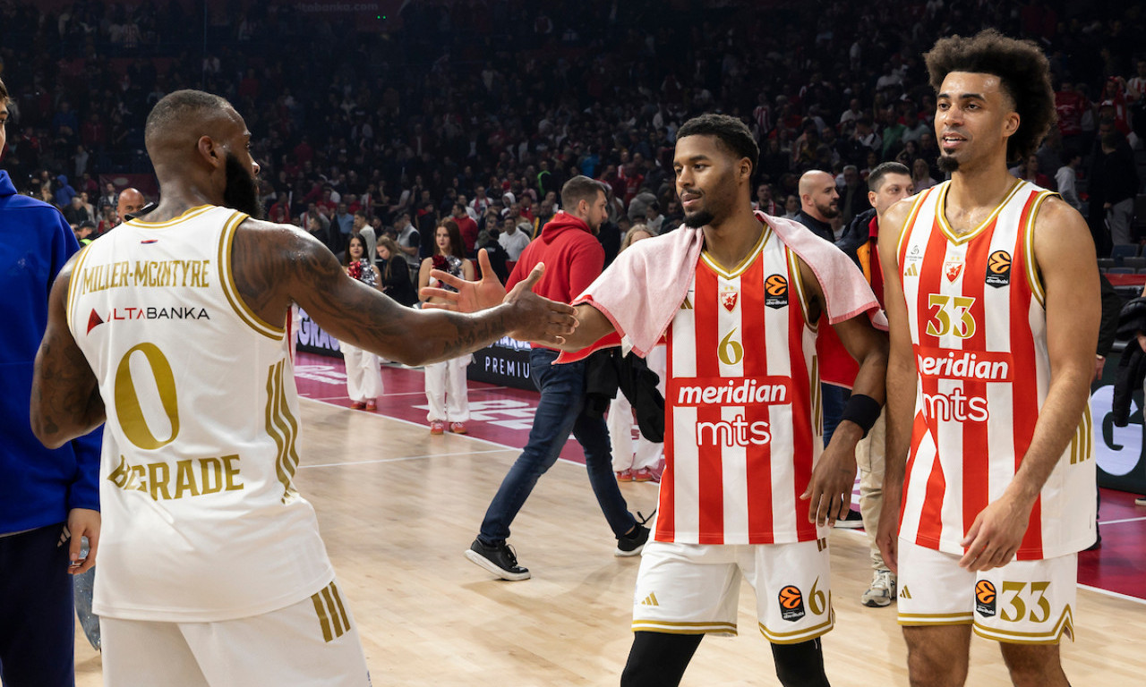 CRVENO-BELI U TRCI ZA PRVIH ŠEST NA TABELI: Evo kad i gde možete da gledate meč Zvezda - Anadolu Efes