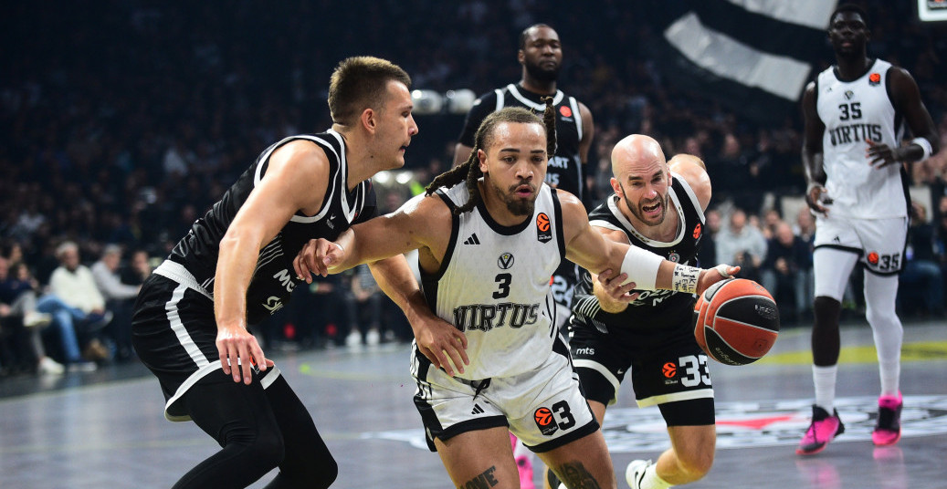DUŠKO IVANOVIĆ KOBAN PO PARTIZAN Crno-beli u Beogradu ubedljivo poraženi od Virtusa